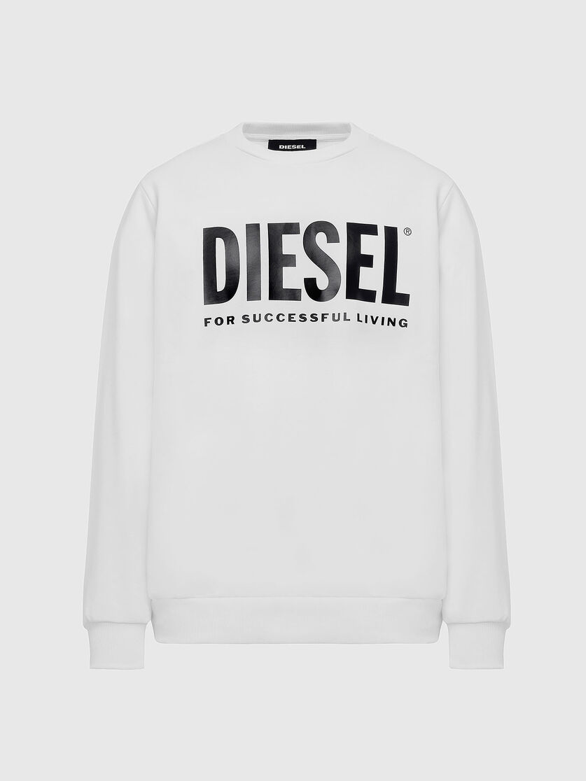 Diesel Felpa Bianca